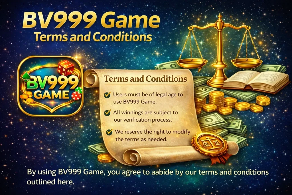 BV999 Terms and Conditions